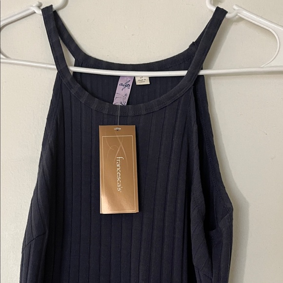 Navy Ribbed Dress- Small (Francesca’s) - Picture 2 of 3